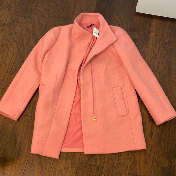 J. Crew Jackets & Coats J Crew Pink Coat Poshmark